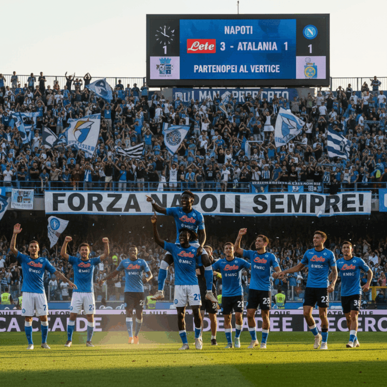 Napoli Vs Atalanta: Menang 3-1, Partenopei ke Puncak Klasemen