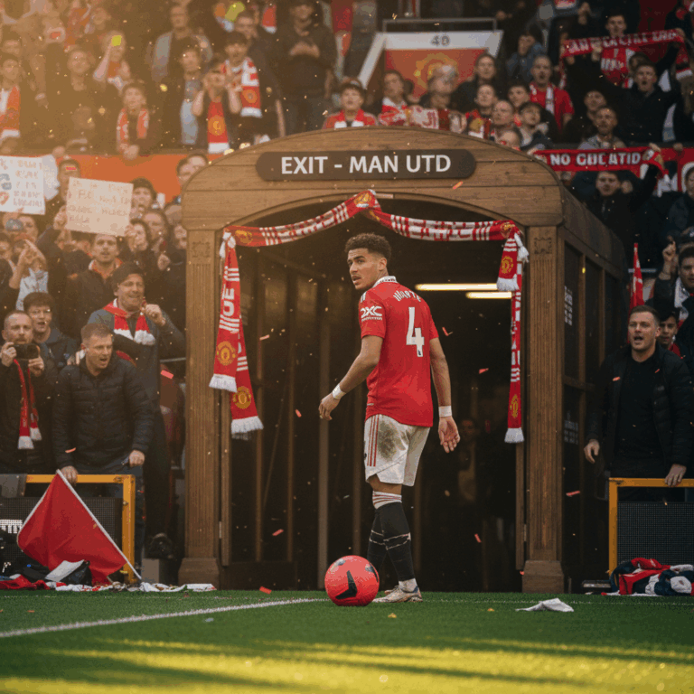 Manuel Ugarte Menuju Pintu Keluar MU